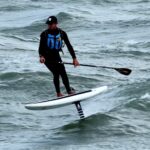 Adventurer Guy Bridge foil-boarded 250 miles along the UK coast in under 20 hours - even joined for one leg by his eight-month pregnant wife. Next up: the Channel.
