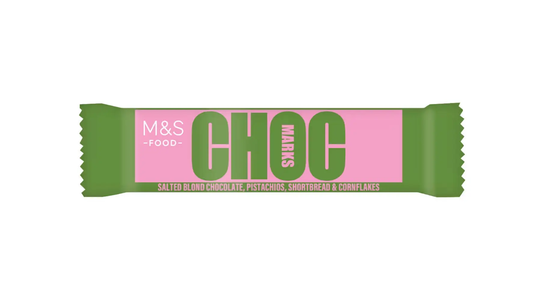 M&S has launched a snack-sized 50g version of its viral Blond Chocolate and Pistachio Choc Marks bar for £1.40 - and chocolate fans are already going wild over the smaller treat.