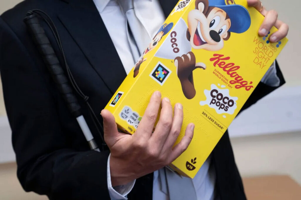 Co-op becomes the first UK supermarket to add NaviLens codes to own-brand products, helping blind and visually impaired shoppers identify items independently