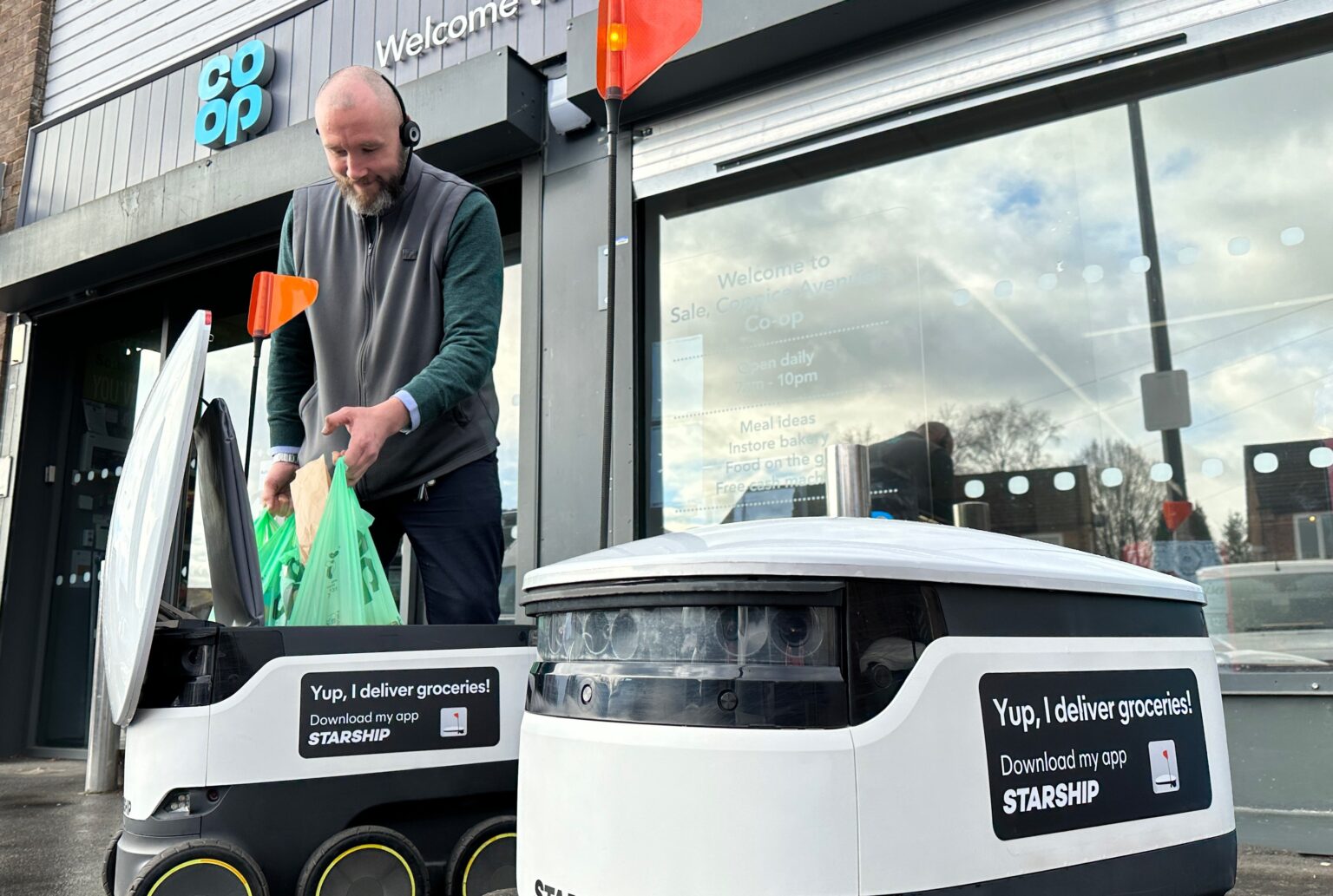 Co-op faces criticism over grocery delivery robots as campaigners warn the autonomous machines could make UK pavements less safe and accessible for pedestrians