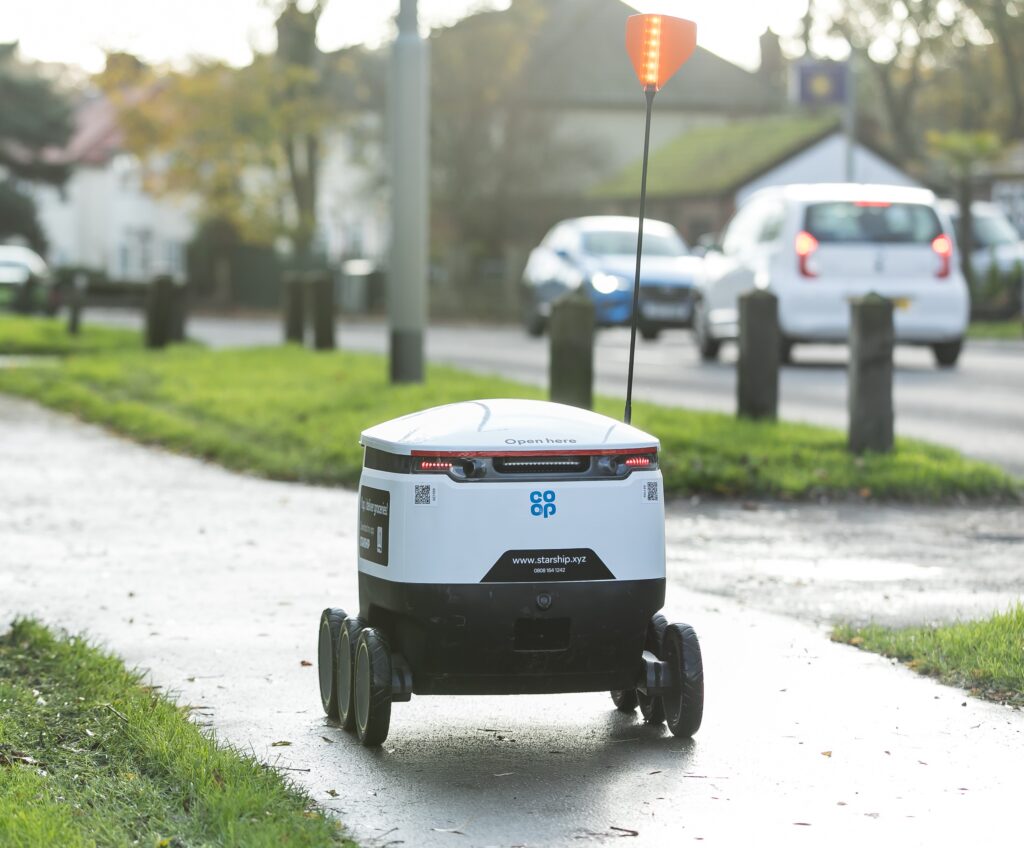 Co-op faces criticism over grocery delivery robots as campaigners warn the autonomous machines could make UK pavements less safe and accessible for pedestrians