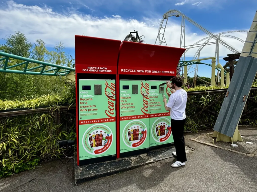 Recycle Coca-Cola bottles at top UK attractions this summer for a chance to win VIP theme park experiences, behind-the-scenes tours and exclusive family prizes.