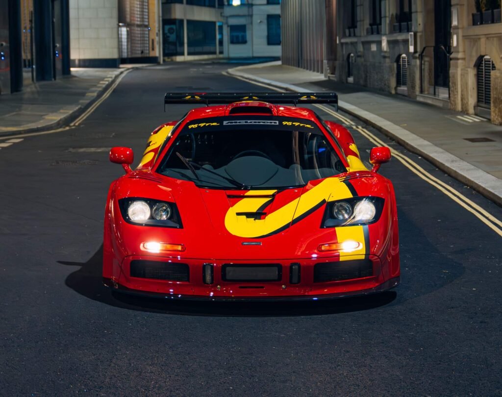 A "Pop Art" McLaren F1 GTR once owned by Pink Floyd's Nick Mason is tipped to sell for a staggering £26m - the only one of its kind to wear its unique factory livery.
