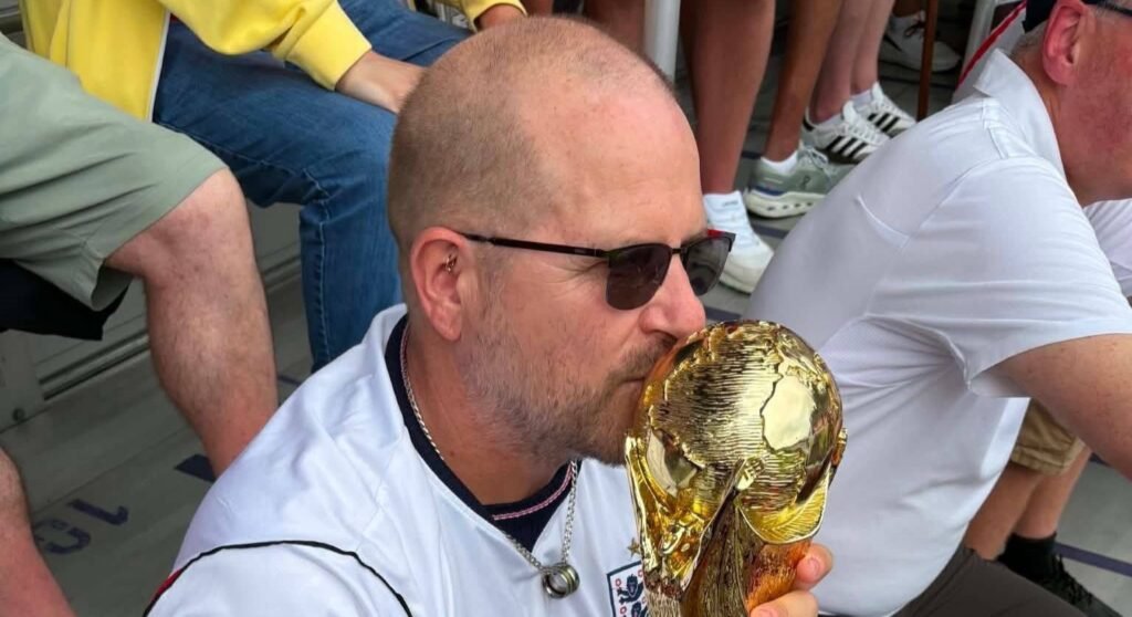 An England superfan who has splashed £90,000 following the Three Lions has slammed Thomas Tuchel's tactics after the crushing World Cup semi-final loss to Argentina.