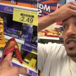 A former X Factor star has slammed B&M for being "too hot" after finding the entire chocolate aisle melted on the shelves during the UK heatwave - bars were "folding in half".