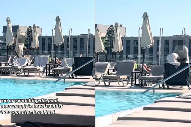 A hotel worker in Rhodes has gone viral for clearing towels off "reserved" sunbeds every morning - and holidaymakers can't get enough of the crackdown on the sunbed wars.