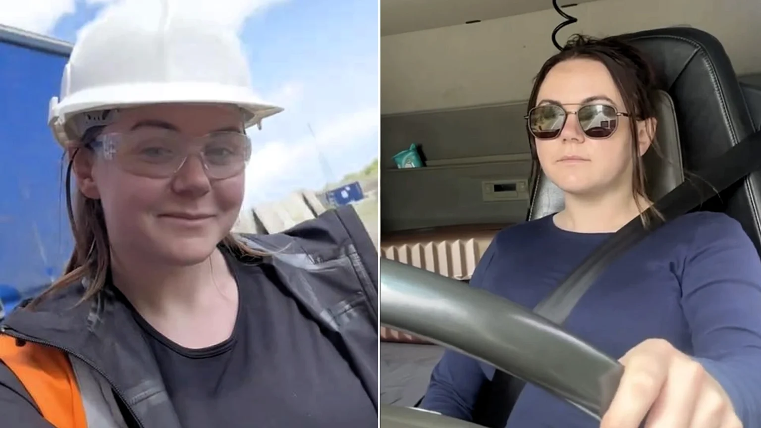 Woman who dreamed of being a bin man as a kid now drives 44 tonne trucks for a living, proving male doubters wrong and earning £5,000 a month.