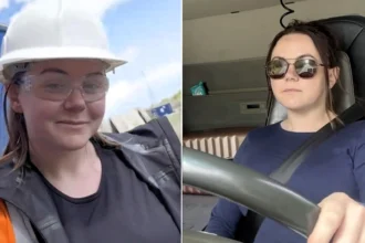 Woman who dreamed of being a bin man as a kid now drives 44 tonne trucks for a living, proving male doubters wrong and earning £5,000 a month.