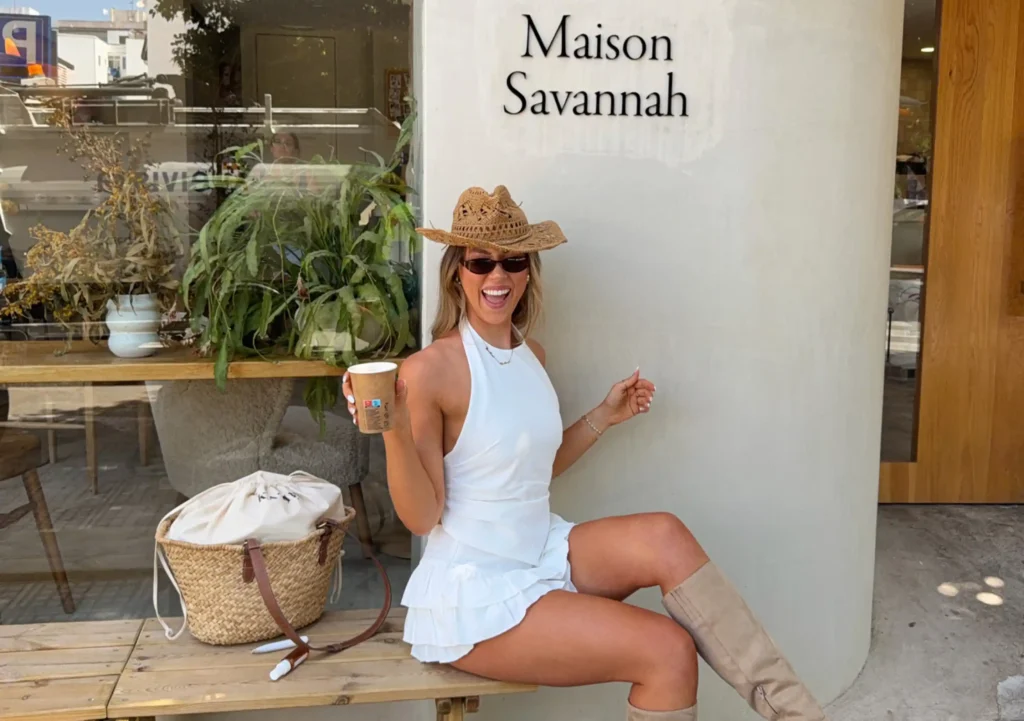 Woman jetted off to Ibiza for just a six-hour vacation after her girls' holiday never made it out of the group chat - and the £178 day trip cost about the same as a night out in London.