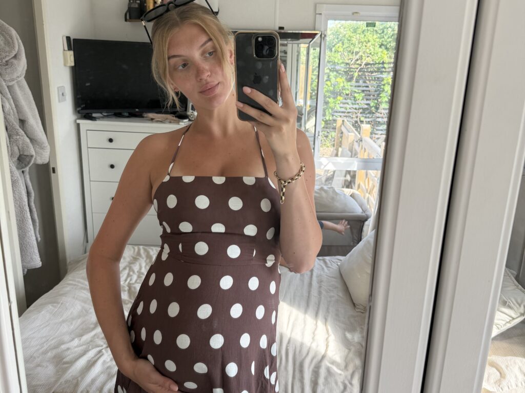 Eyelash tech trolled for her cosy garden home birth - which critics said would make neighbours think she was having an exorcism - was rushed to hospital in the end.