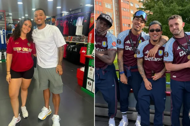 Forgotten £73m star Jadon Sancho has been spotted near a lads' holiday haven in Portugal - still without a club after leaving Man United weeks before the season opener.