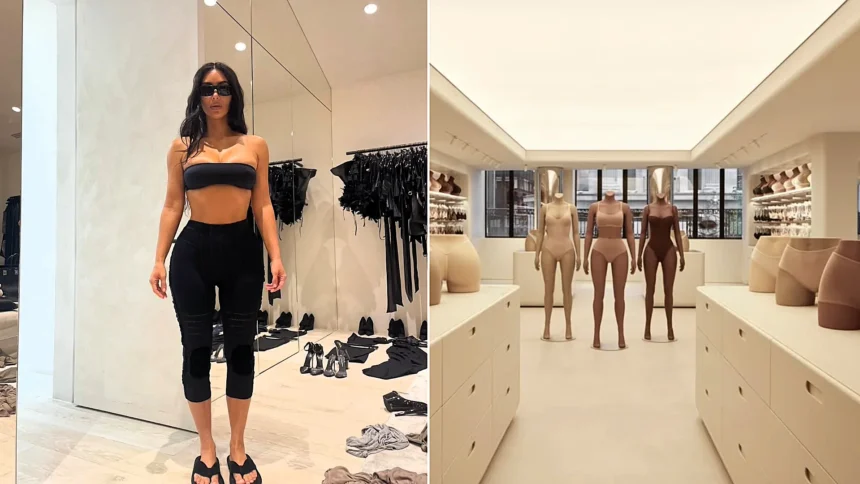 Kim Kardashian's Skims has opened its first UK store and first international flagship on London's Regent Street - and excited fans are already flooding to visit.
