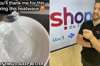 A man's viral cooling hack - just a bowl of cold water on the windowsill - claims to drop room temperature without switching on a fan or air con.A man's viral cooling hack - just a bowl of cold water on the windowsill - claims to drop room temperature without switching on a fan or air con.