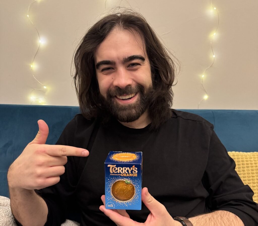 American who moved to the UK claims the decision 'saved' his life after he lost over nine stone in just over a year - and he says it's all down to eating good old British food.