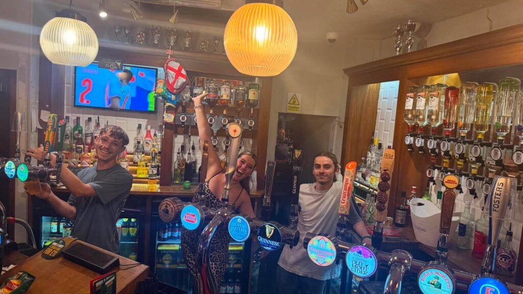 Pub landlord's accountant left with a nightmare after he promised customers a free shot for every England World Cup goal, with the Three Lions netting 13 so far.