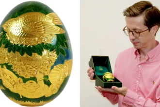 A rare solid gold Cadbury egg has gone on sale for a sweet £20,000 - one of just 12 made for the famous 1983 Conundrum treasure hunt that gripped Britain.
