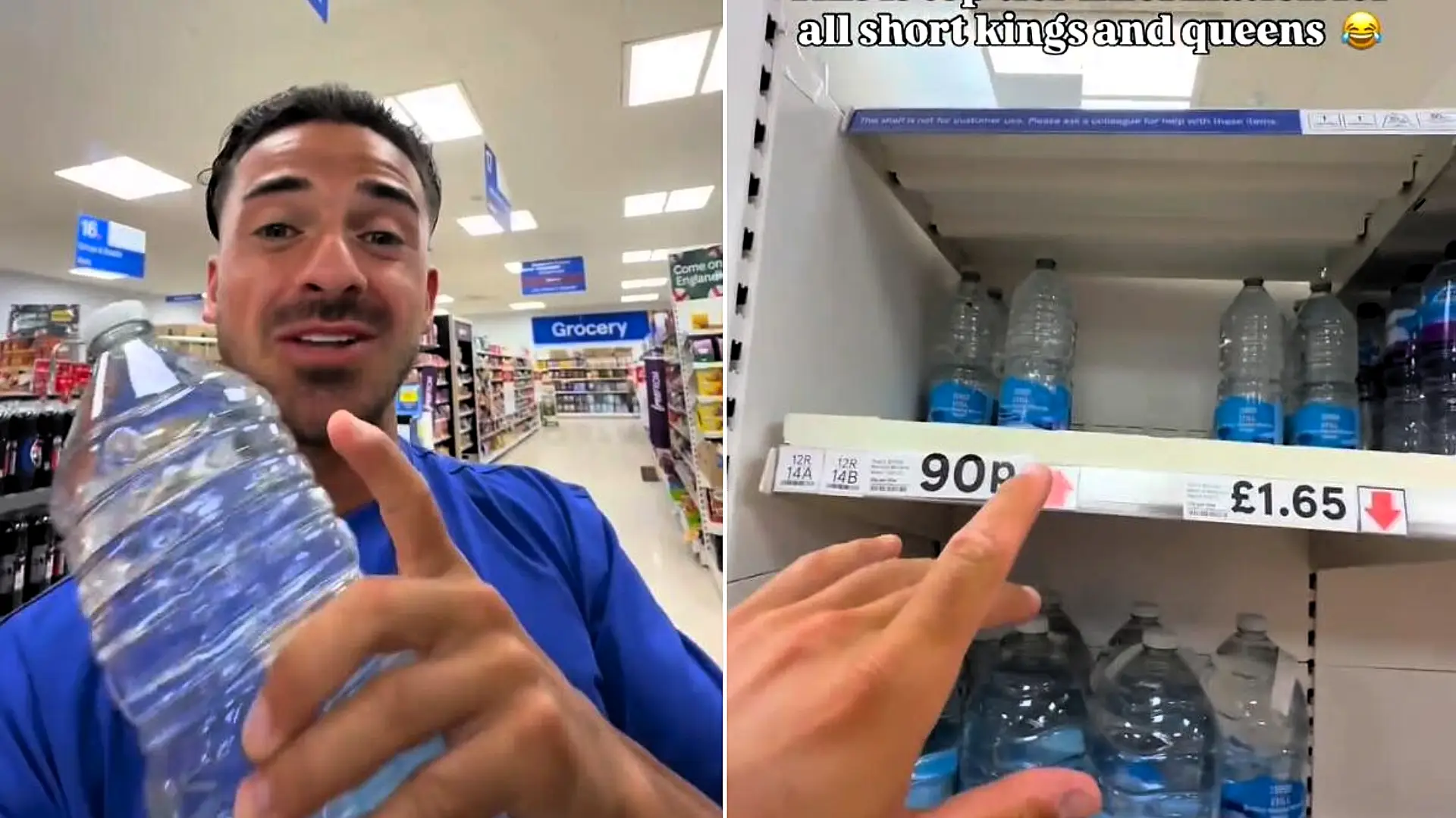 Shopper reveals hidden Tesco shelf trick that pulls products forward automatically, helping shorter customers reach items - and it's gone viral.