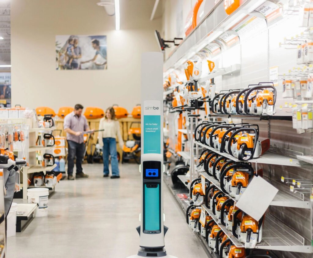 Tesco is trialling an AI-powered Tally robot that scans shelves for empty stock, pricing errors and misplaced products to improve supermarket efficiency