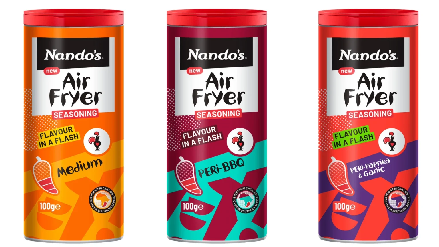 Sainsbury's shoppers have spotted a new Nando's product on shelves - three PERi-PERi air fryer seasonings priced at £3, with fans hailing them a "game changer".