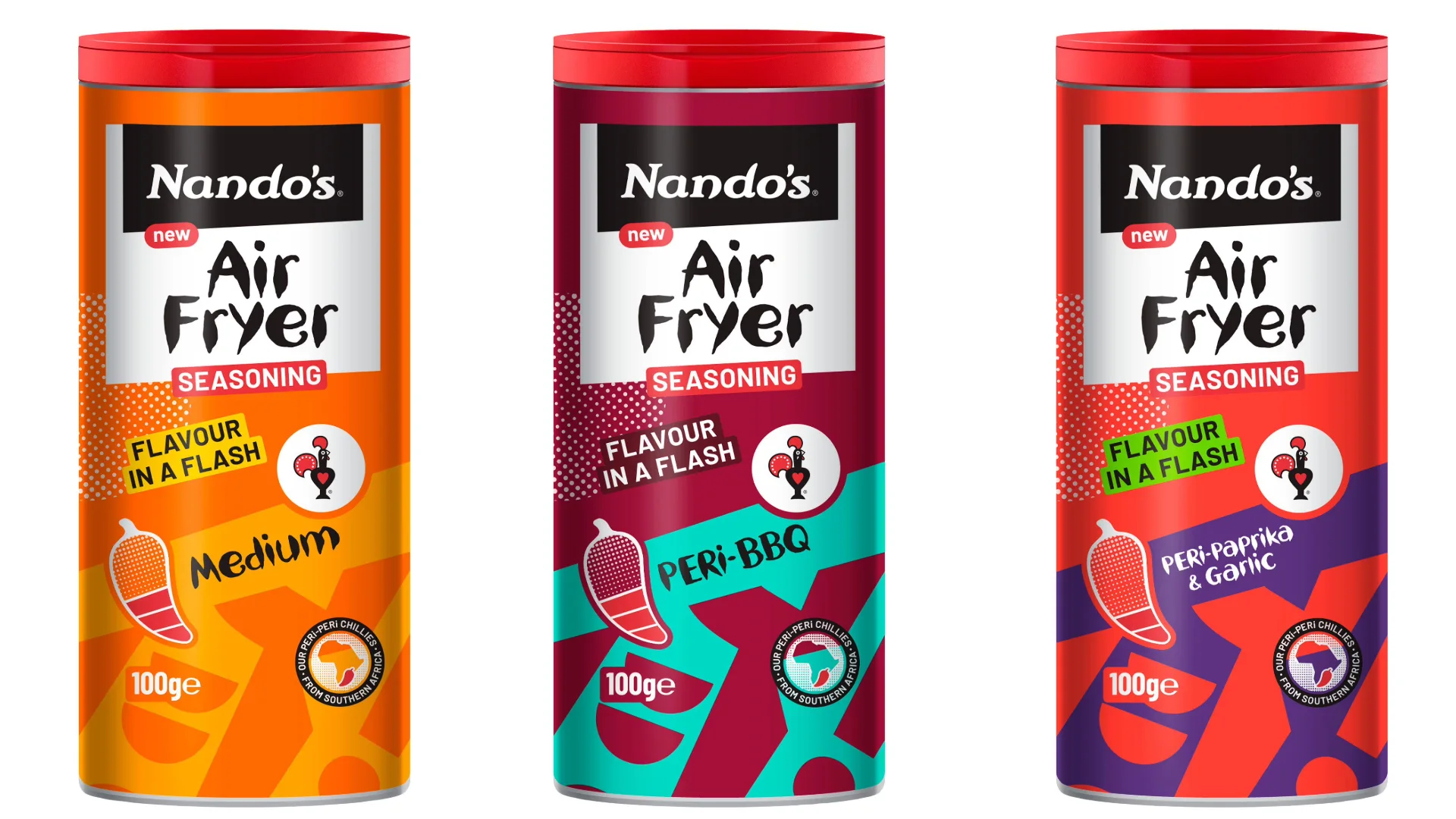 Sainsbury's shoppers have spotted a new Nando's product on shelves - three PERi-PERi air fryer seasonings priced at £3, with fans hailing them a "game changer".