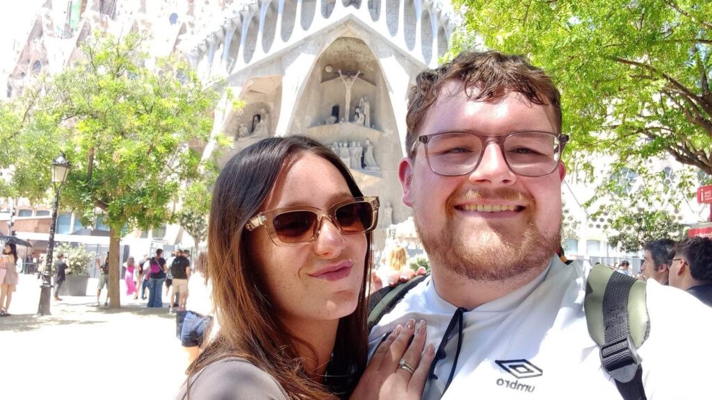 Bride ties the knot in a £15 Shein dress bought online, saving thousands and keeping her entire wedding budget to just £1,700.