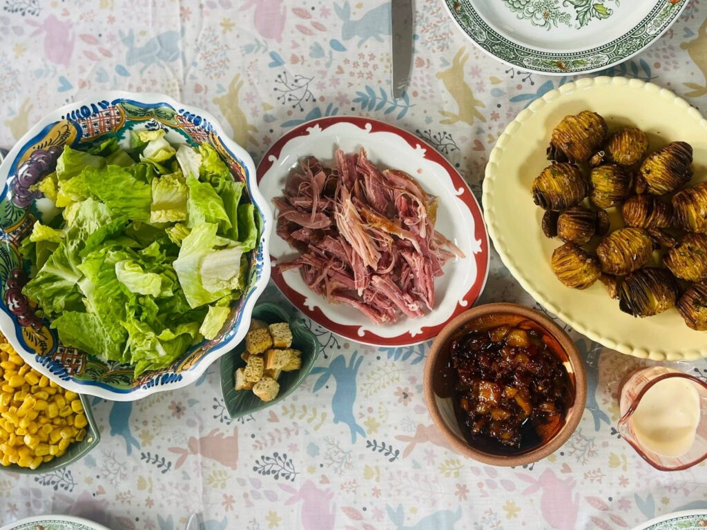 Single mum feeds her family of three for just £174.30 a month by rescuing yellow-sticker bargains and unwanted food pantry finds to cook creative meals.