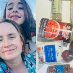 Single mum feeds her family of three for just £174.30 a month by rescuing yellow-sticker bargains and unwanted food pantry finds to cook creative meals.