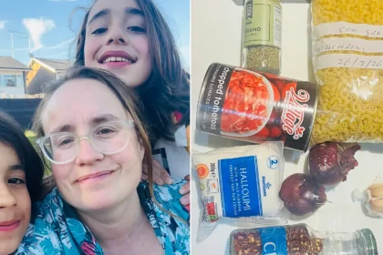 Single mum feeds her family of three for just £174.30 a month by rescuing yellow-sticker bargains and unwanted food pantry finds to cook creative meals.