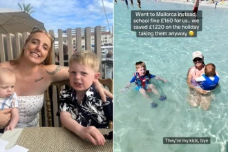 Mum fined £160 for pulling her five-year-old out of school for a Mallorca holiday says she has no regrets, as the term-time trip saved her family £1,280.
