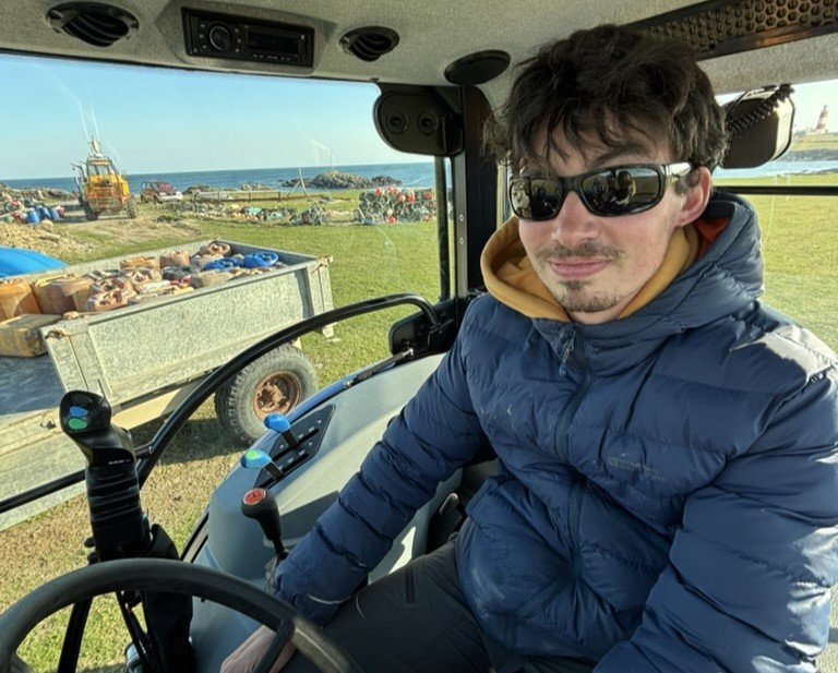 Couple ditch city life for a tiny off-grid Welsh island with just four residents and 500 sheep, saving half their salary thanks to rock-bottom living costs.