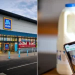 Aldi is trialling smart milk bottles with invisible fluorescent tags that let packaging be tracked through the recycling system - and shoppers do not need to do a thing.