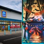 Aldi has unveiled a huge new Halloween range with prices from just 99p - including life-sized skeletons, floating witch hats and inflatable garden decorations.