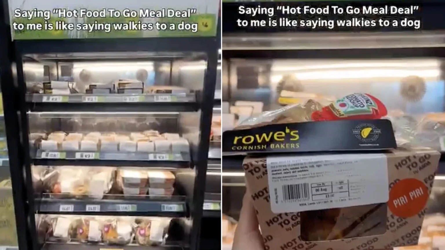 Asda has launched its first ever hot food meal deal at rotisserie counters for just £4 - with 30 products to mix and match across breakfast, lunch and food on the move.