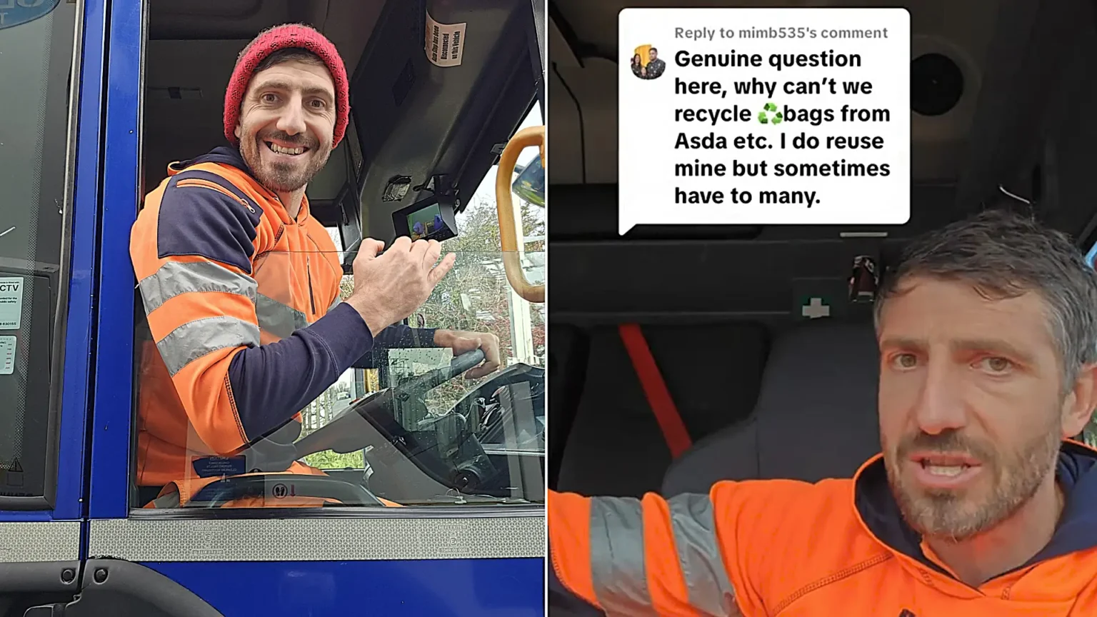 A bin man has revealed the correct way to recycle plastic carrier bags - and why one supermarket's bags are far more useful than the rest.