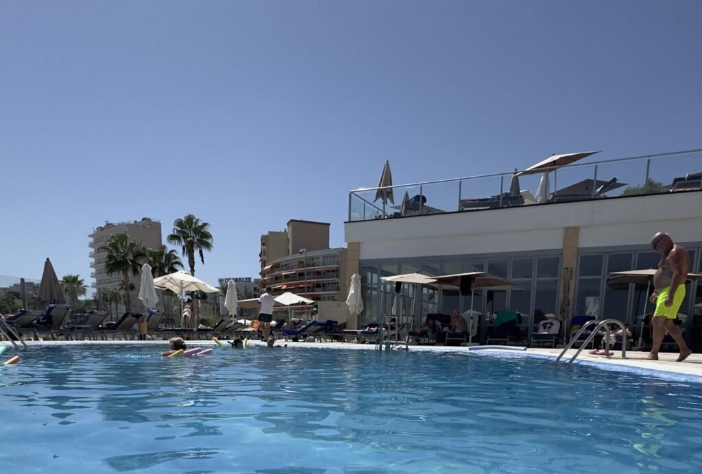 Brit exposes 6am sunbed 'carnage' at his Mallorca hotel - he claims it has 170 rooms but only 130 loungers, with all of them gone within five minutes.