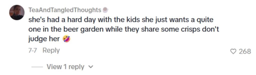 Social media comment on the post of Family of ducks waddle into a pub and set up camp in the pool room - and staff are baffled because there is no water anywhere nearby.