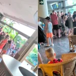 A British holidaymaker has slammed the daily sunbed scramble at a Spanish hotel as absolute carnage - with guests queuing from 8am and one man falling in the rush.