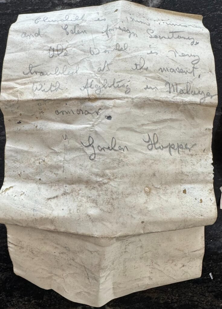 A homeowner renovating his house was stunned to find a mystery letter hidden behind a wall for 71 years - addressed simply to the finder.
