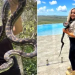 A mum-of-two who risks her life catching some of the world's deadliest snakes says the worst part of the job isn't the reptiles - but the men she encounters.