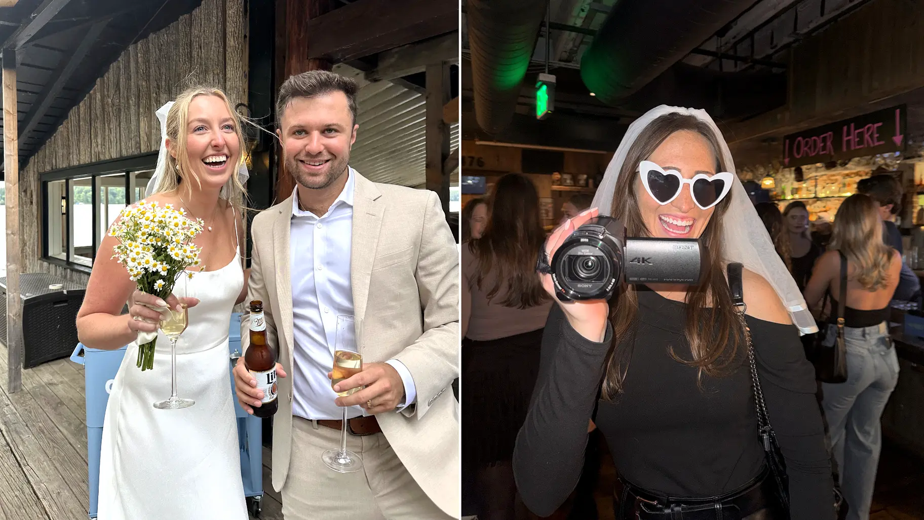 A woman who could not afford a wedding videographer invested just $1,000 into a simple camcorder idea - and turned it into a $2m business in a year.