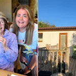 Granddaughter builds gran, 95, a £70,000 annexe in the family garden to save her from a care home - complete with a nightly brandy and sweet treat.