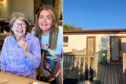 Granddaughter builds gran, 95, a £70,000 annexe in the family garden to save her from a care home - complete with a nightly brandy and sweet treat.