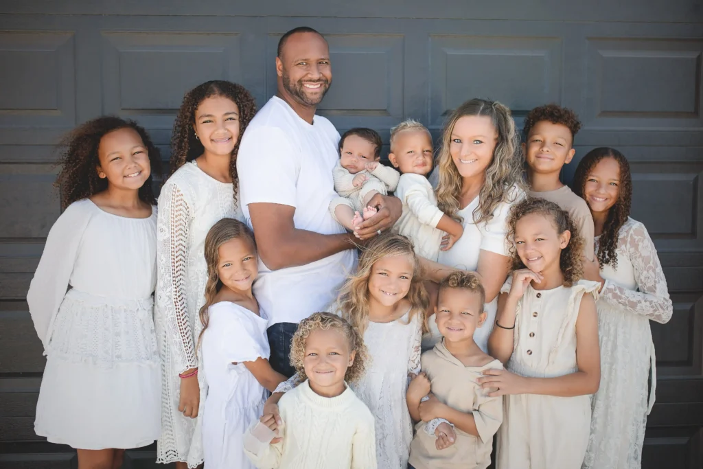 Mum of 11 hits back at trolls who claim she is 'addicted to pregnancy' - and reveals her family of 13 spends just $60 on a fast food trip.