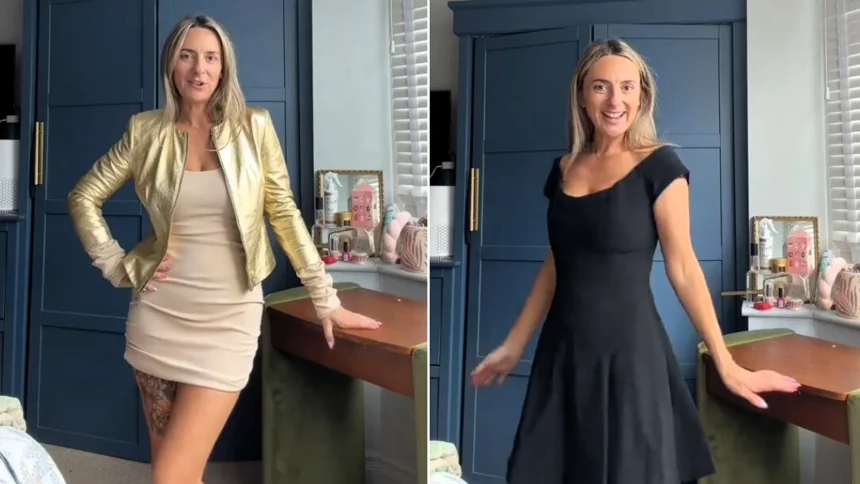 A self-confessed shopaholic has bagged nearly £1,000 worth of designer clothing for just £40 - including a £499 leather jacket for under a tenner.