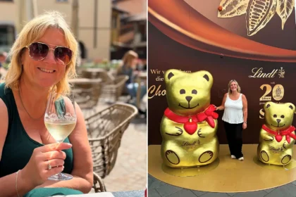 Woman flew from Manchester to Germany and back before bedtime without taking a day off work - and the whirlwind Cologne trip cost her just £145 including flights and food.
