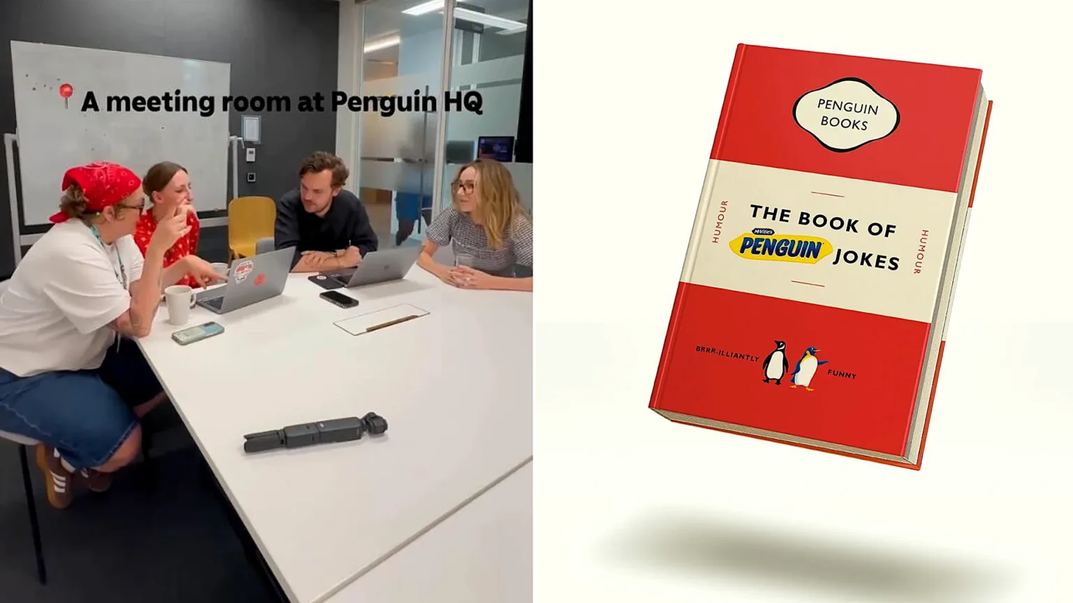 The iconic jokes printed inside McVitie's Penguin biscuit wrappers are being turned into a limited-edition book by Penguin Books - with just 3,000 copies up for grabs.