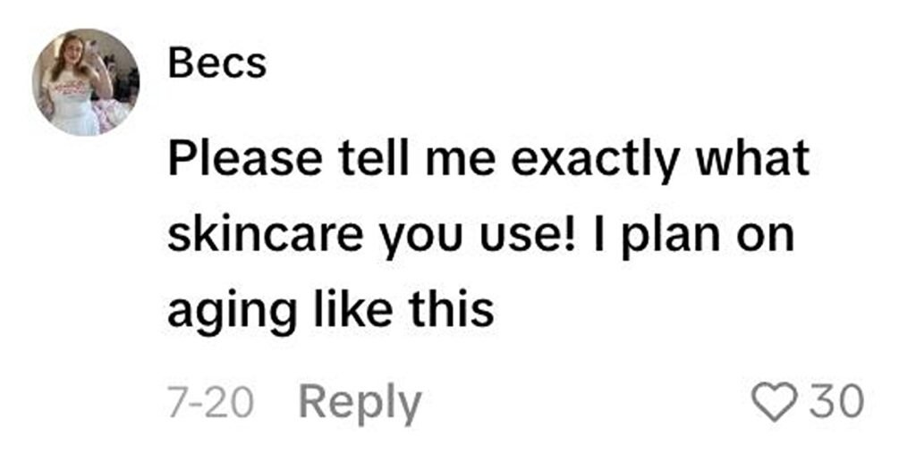 Social media comment on the post of Inked granny, 60, reveals the free anti-ageing habits she does daily that leave people thinking she is 20 years younger - and once saw her mistaken for her daughter's sister.