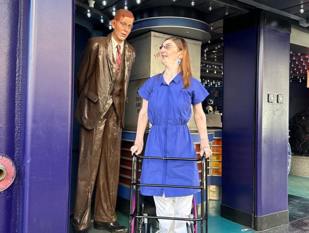 World's tallest woman told her lifelong diagnosis was wrong at 29 - she is now one of just six known cases of a mystery condition with no known cause.