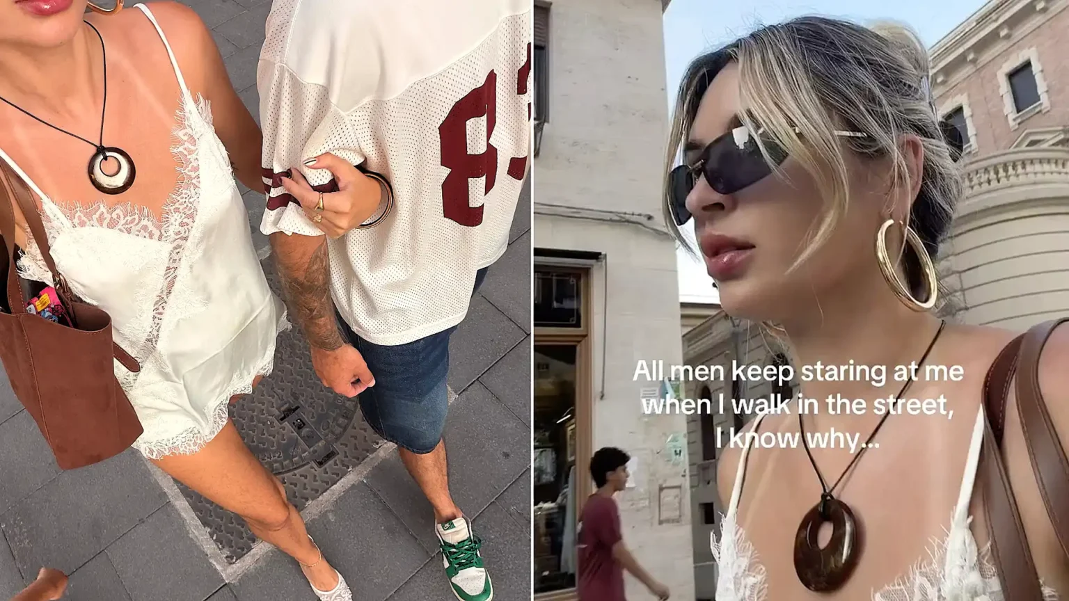 Influencer Elisabeth Rioux, who has 1.3m followers, hit back at men who called her natural leg hair "disgusting" - telling critics to check their own hairy profiles first.