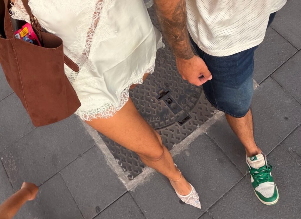 Influencer Elisabeth Rioux, who has 1.3m followers, hit back at men who called her natural leg hair "disgusting" - telling critics to check their own hairy profiles first.